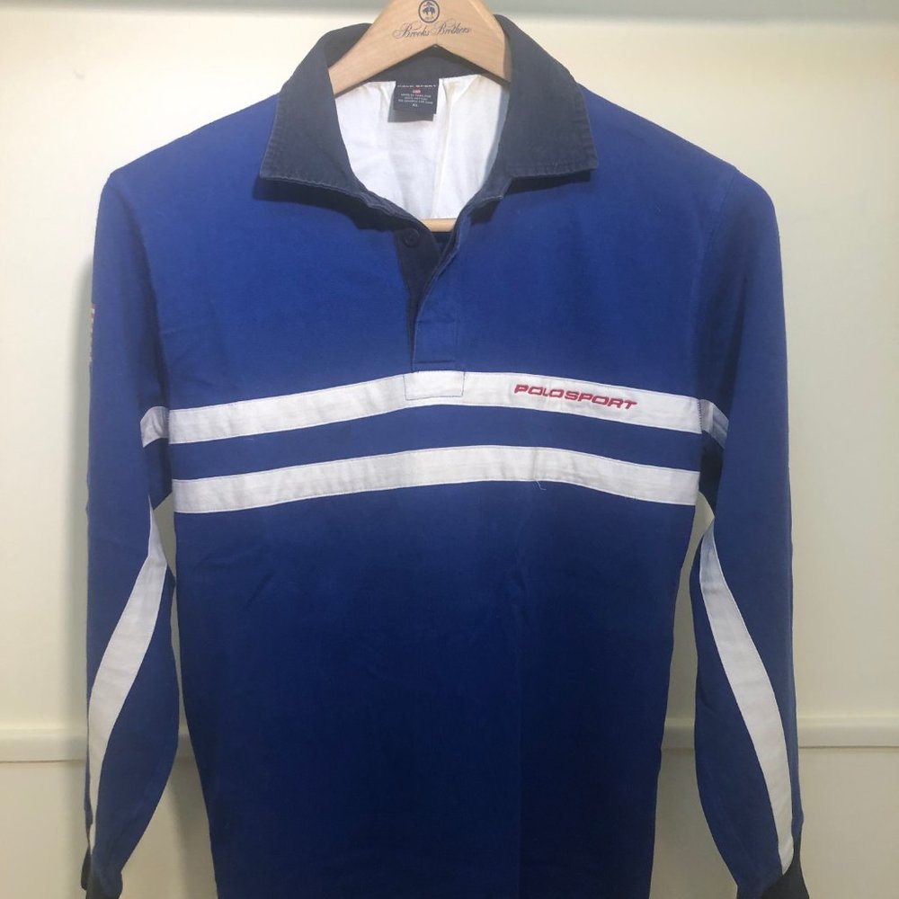 Vintage Polo Sport blue long sleeve